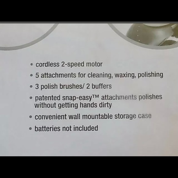 🆕NIB PROTOCOL CORDLESS SHOE POLISHING SET - Picture 2 of 8